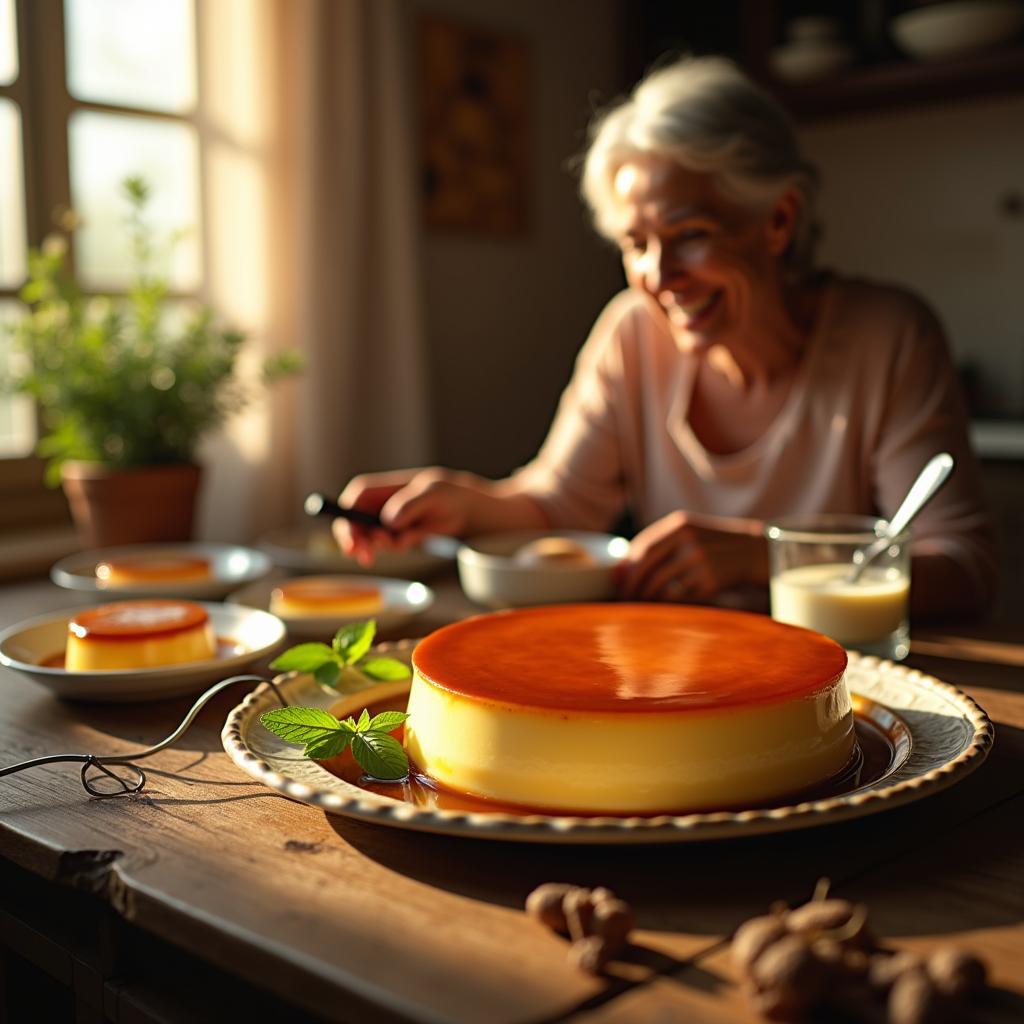 Silky Caramel Flan: A Sweet Embrace