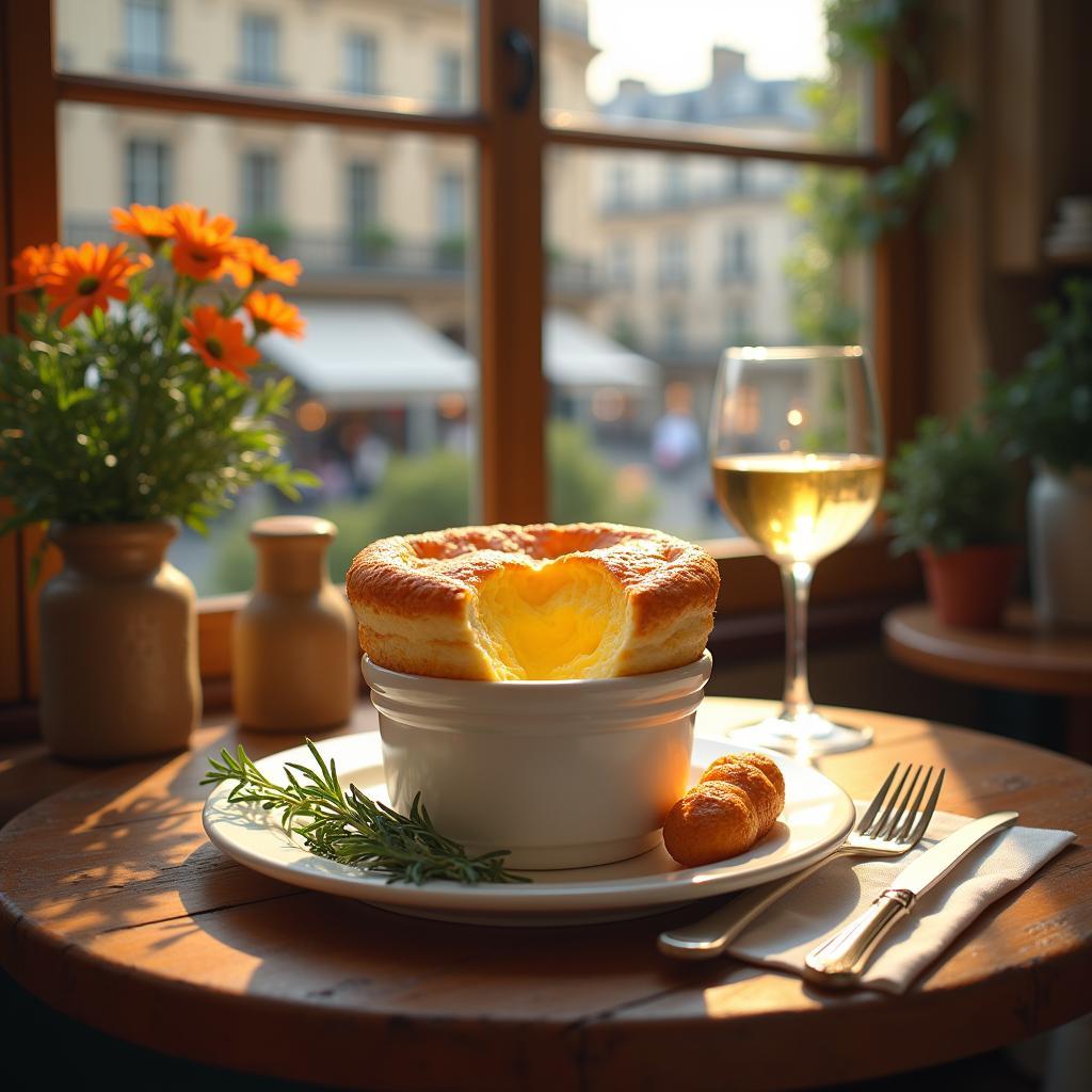 Heavenly Cheese Soufflés