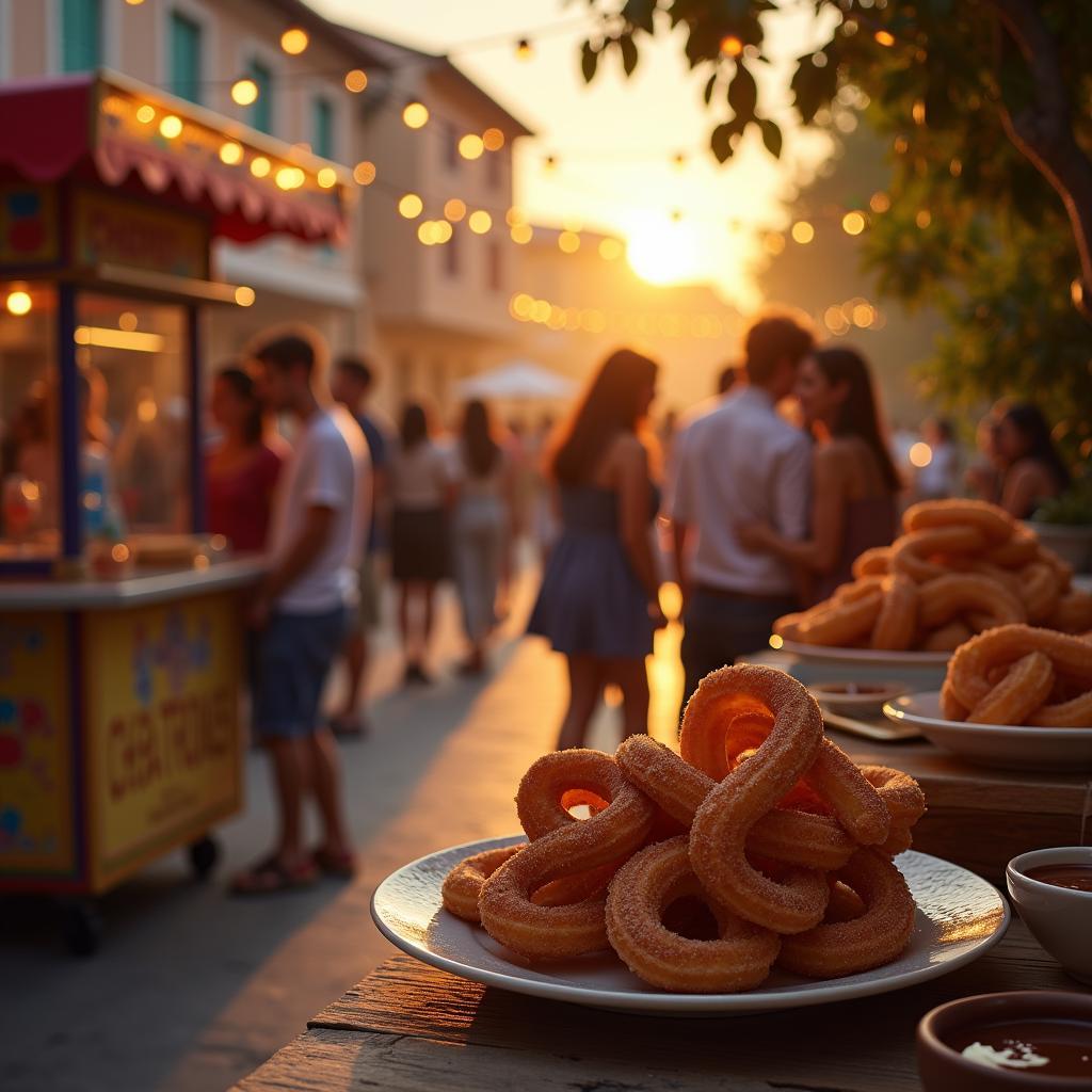 Delightful Churros with Chocolate Dipping Sauce