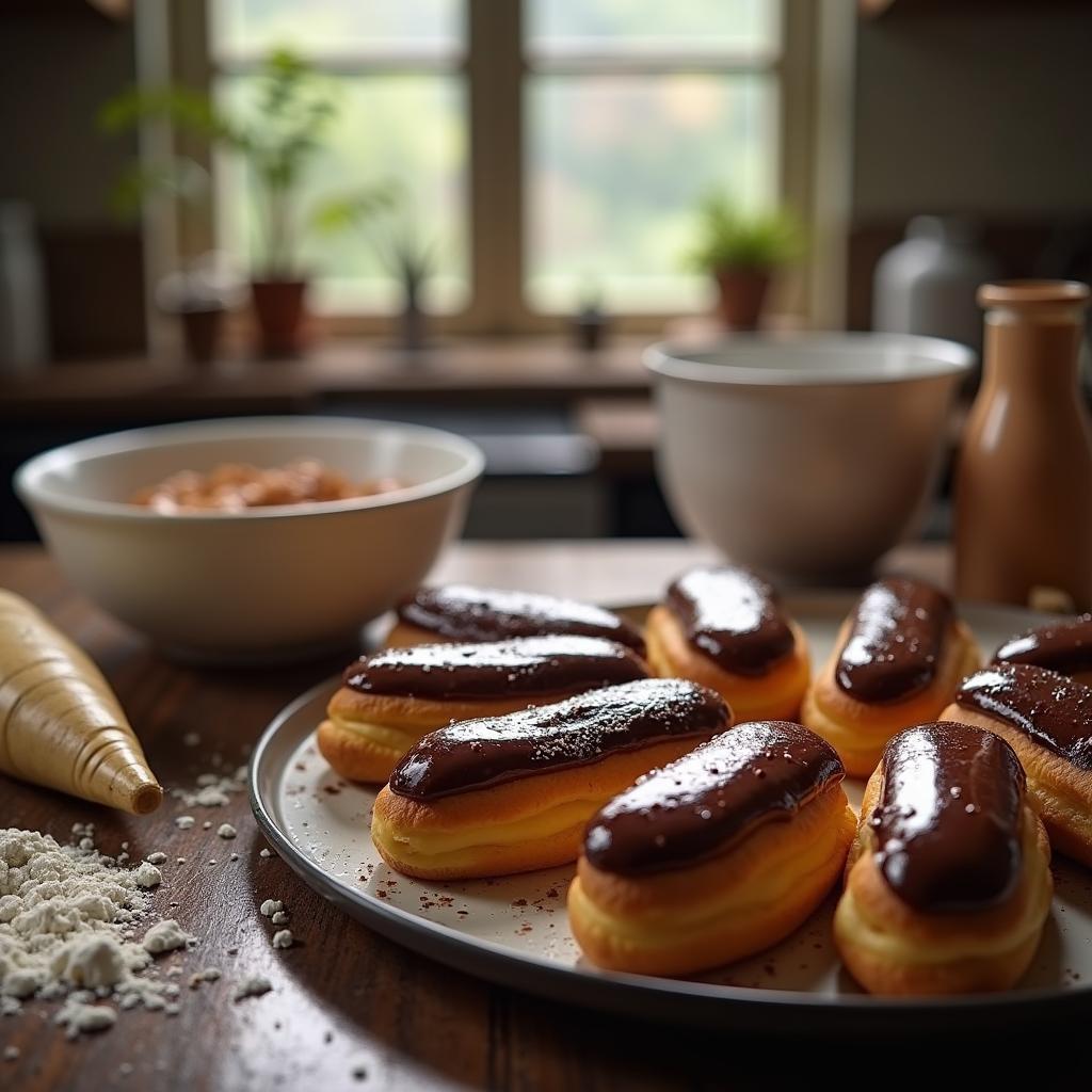 Heavenly Chocolate Eclairs