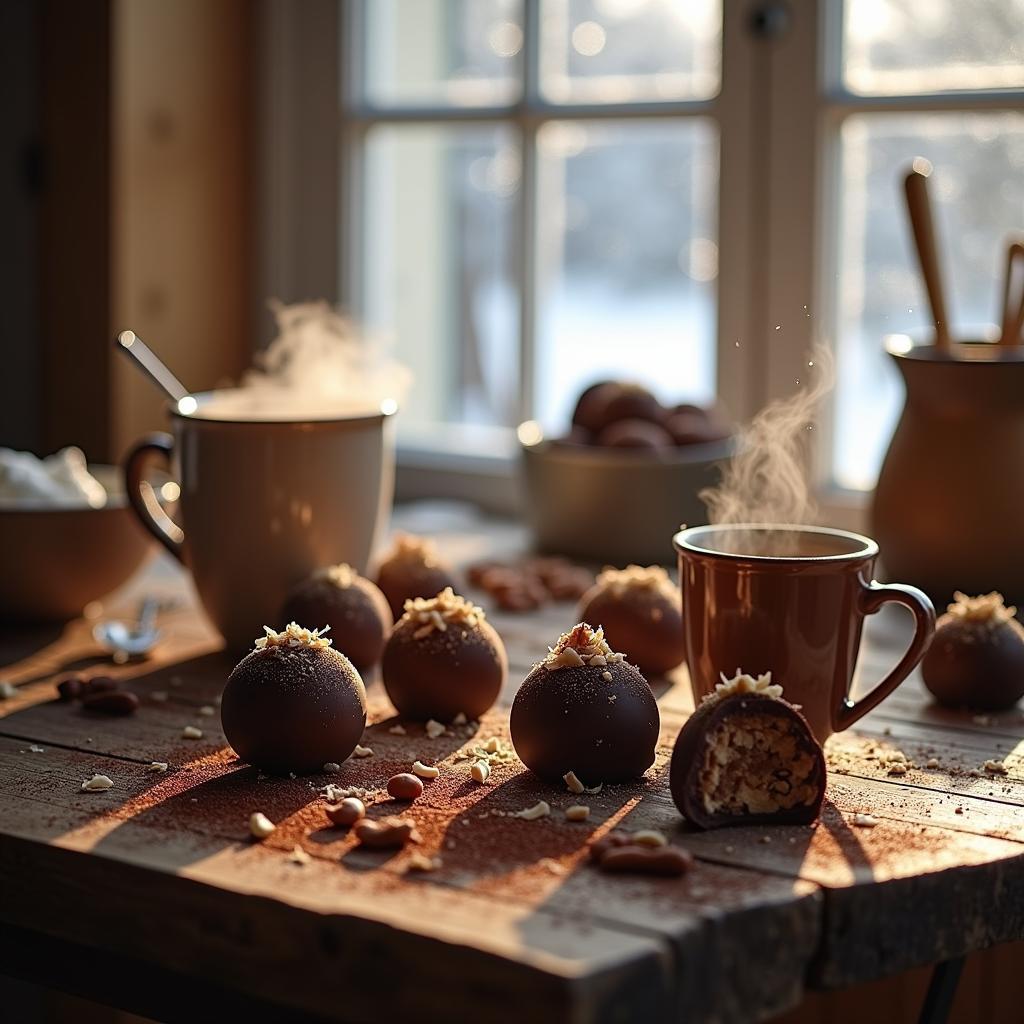 Decadent Dark Chocolate Truffles