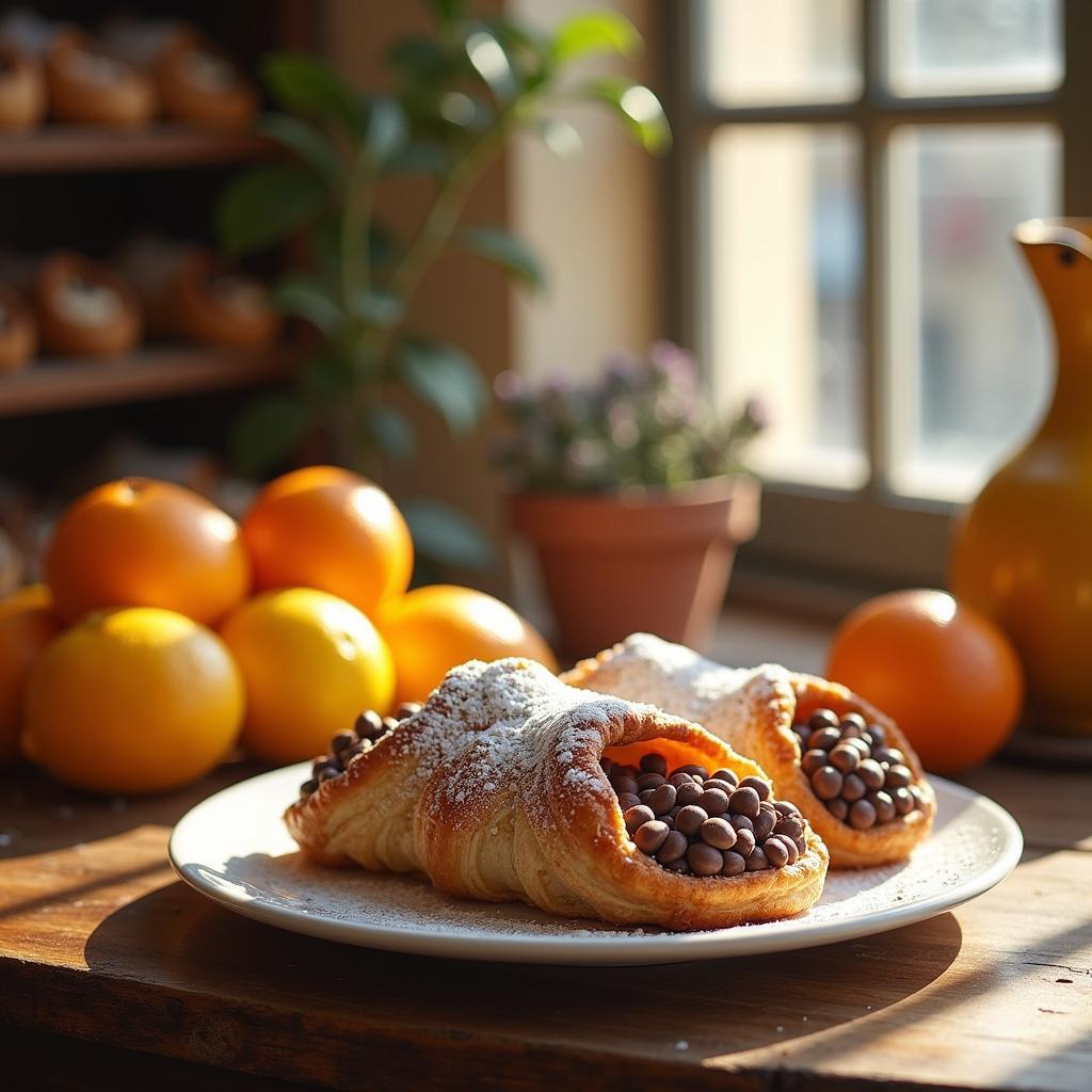 Decadent Chocolate Chip Cannolis