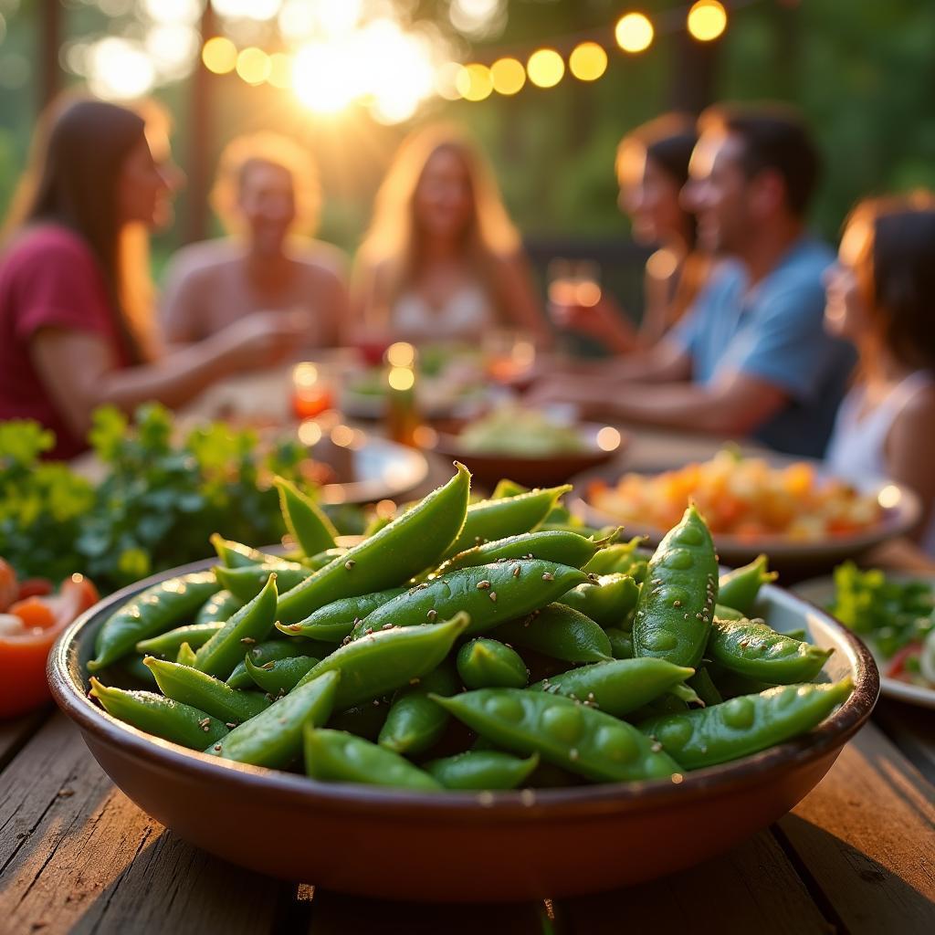 Garlic Soy Edamame Delight