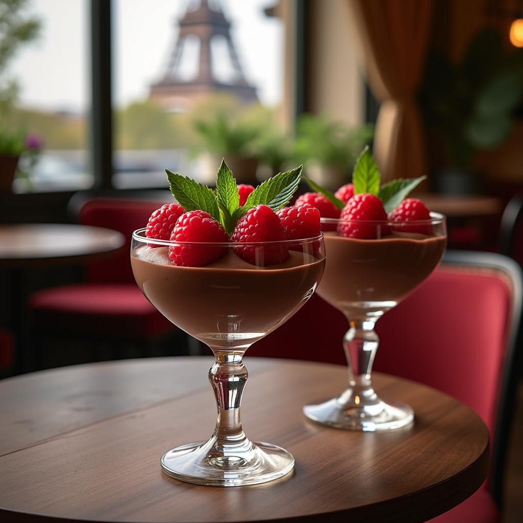 Decadent Chocolate and Raspberry Mousse