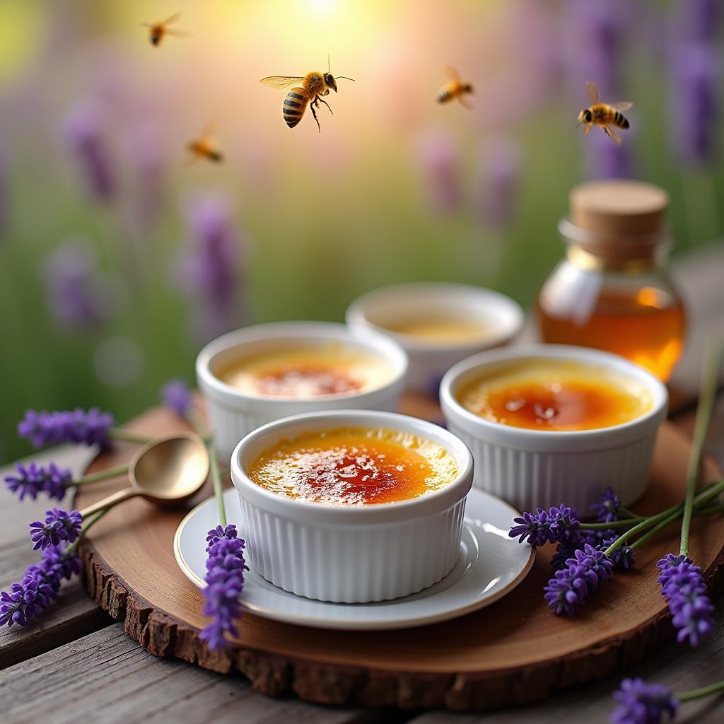 Lavender Honey Crème Brûlée