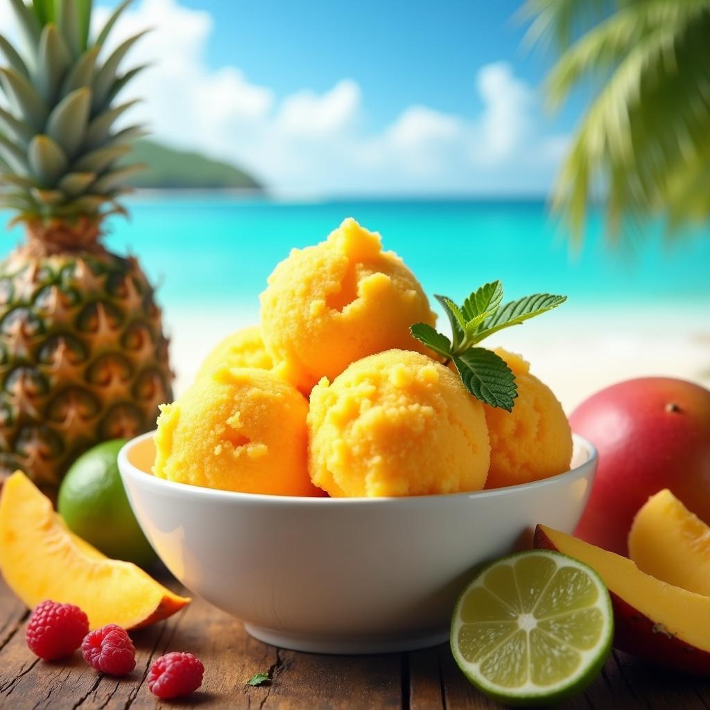 Exotic Tropical Sorbet Delight