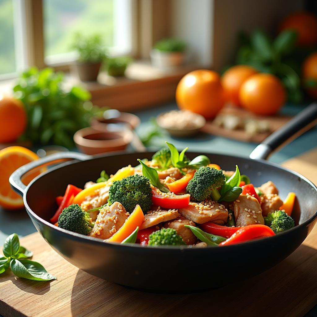 Vibrant Citrus & Basil Stir-Fry