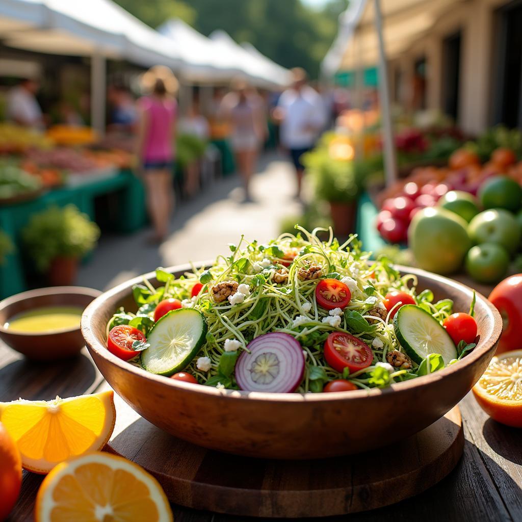 Vibrant Sprout Salad with Citrus Vinaigrette In the heart of…