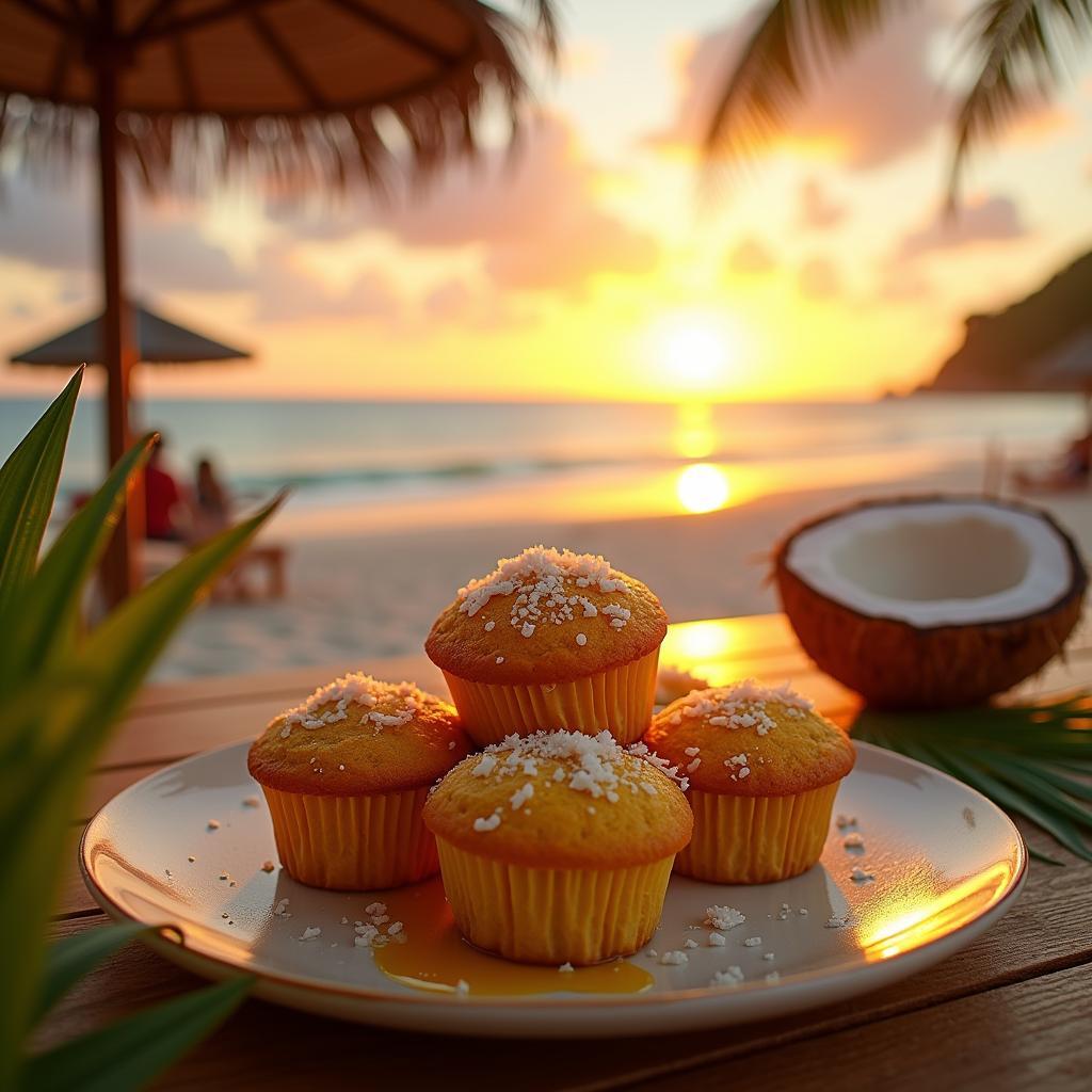 Golden Turmeric and Coconut Muffins