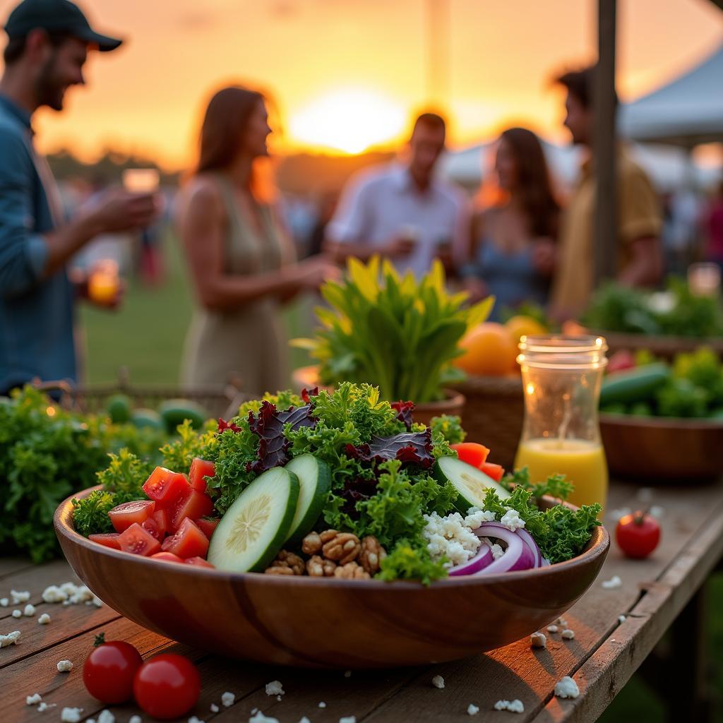 Whimsical Leafy Greens Medley with Citrus Vinaigrette