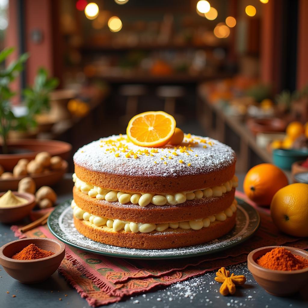 Spiced Citrus Bliss Cake