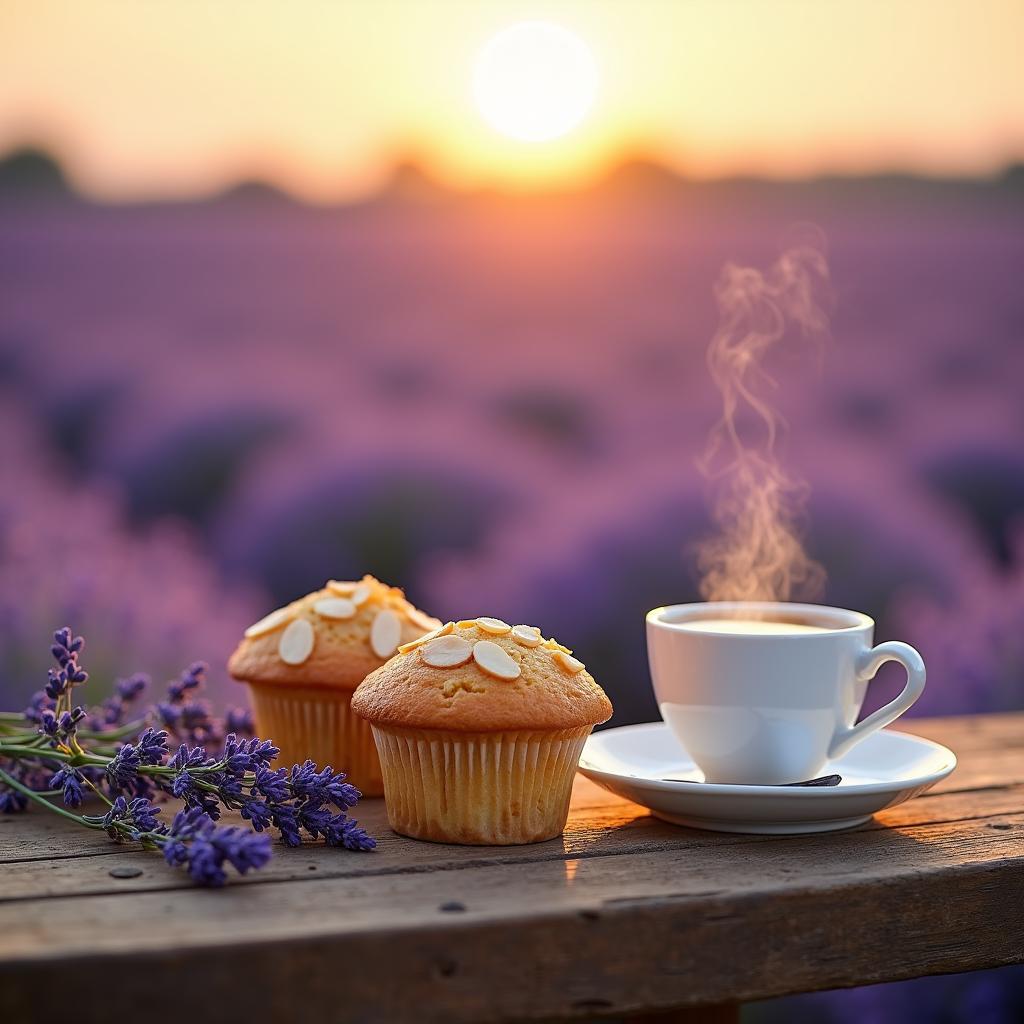 Whimsical Lavender Honey Muffins