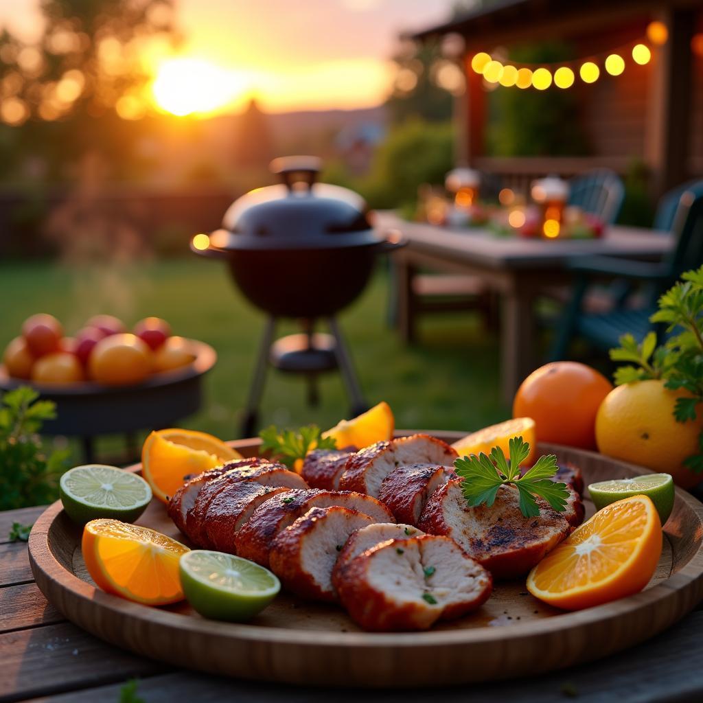 Spiced Citrus Glazed Pork Tenderloin