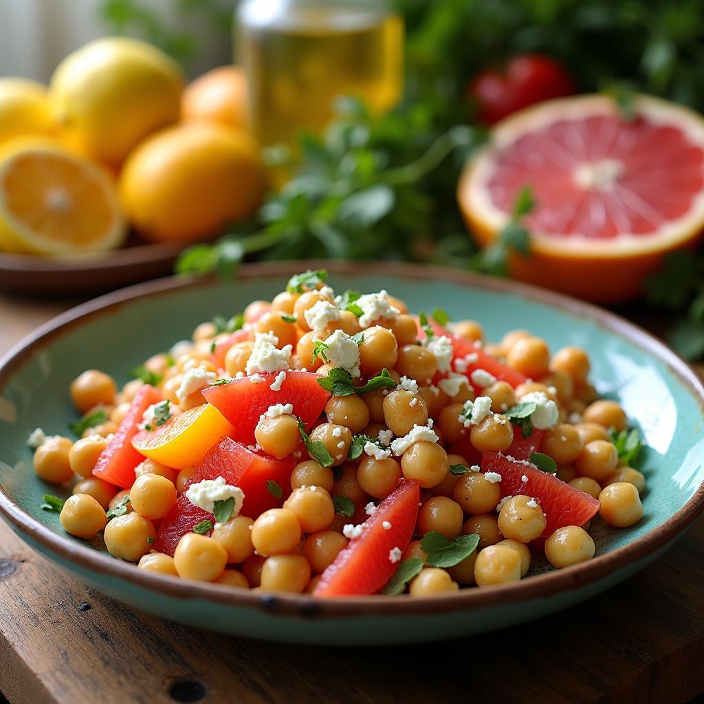 Chickpea & Citrus Delight Salad