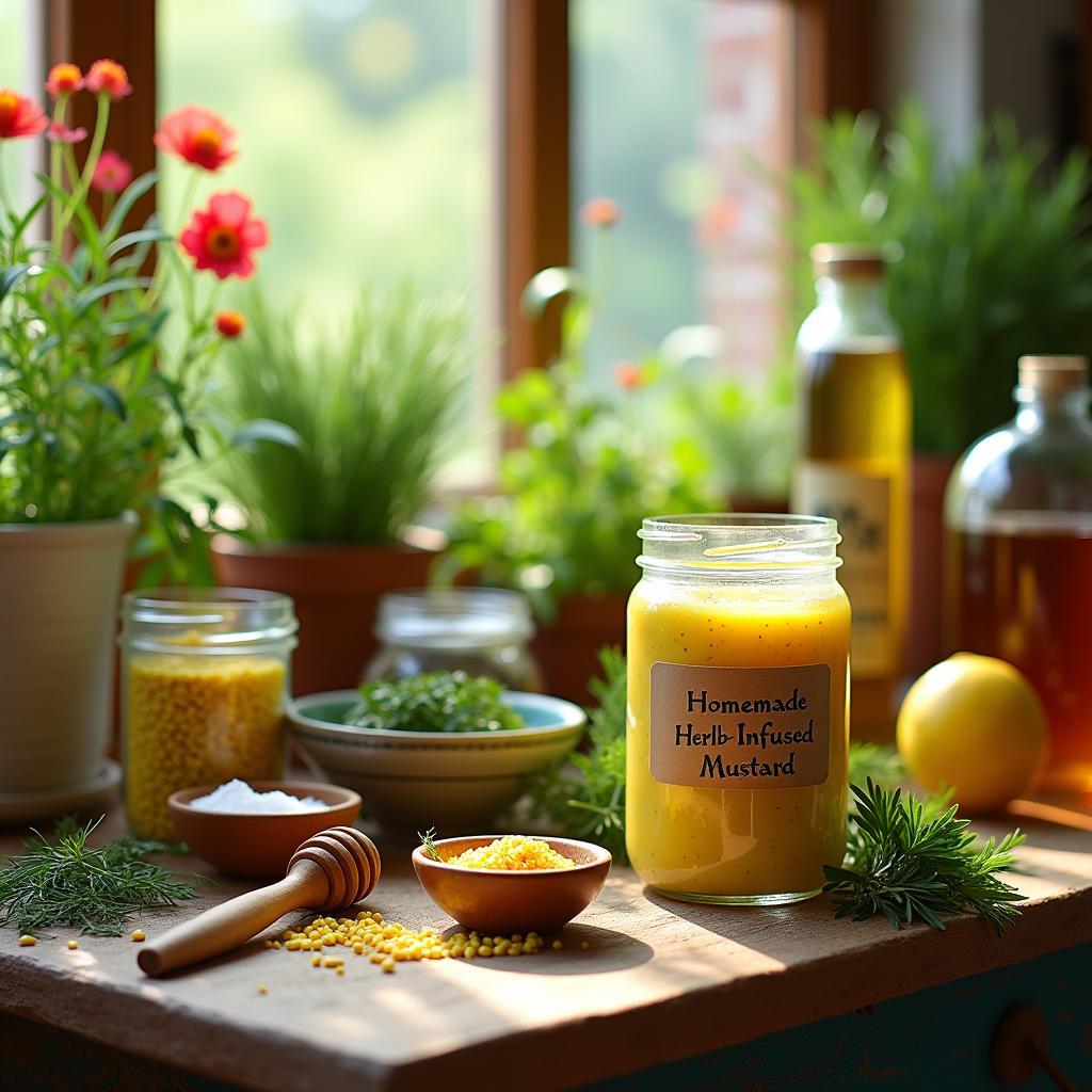 Artisanal Herb-Infused Mustard