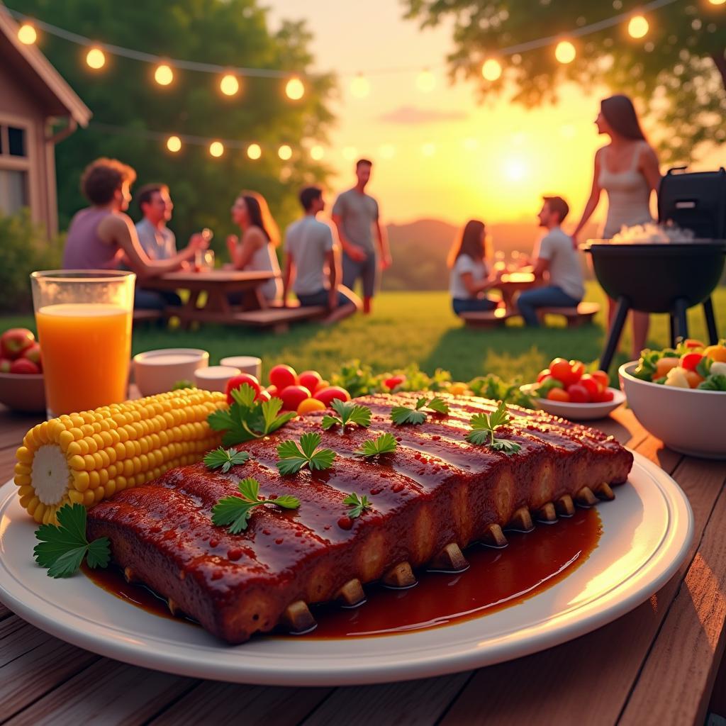 Smoky Maple Chipotle Barbecue Ribs