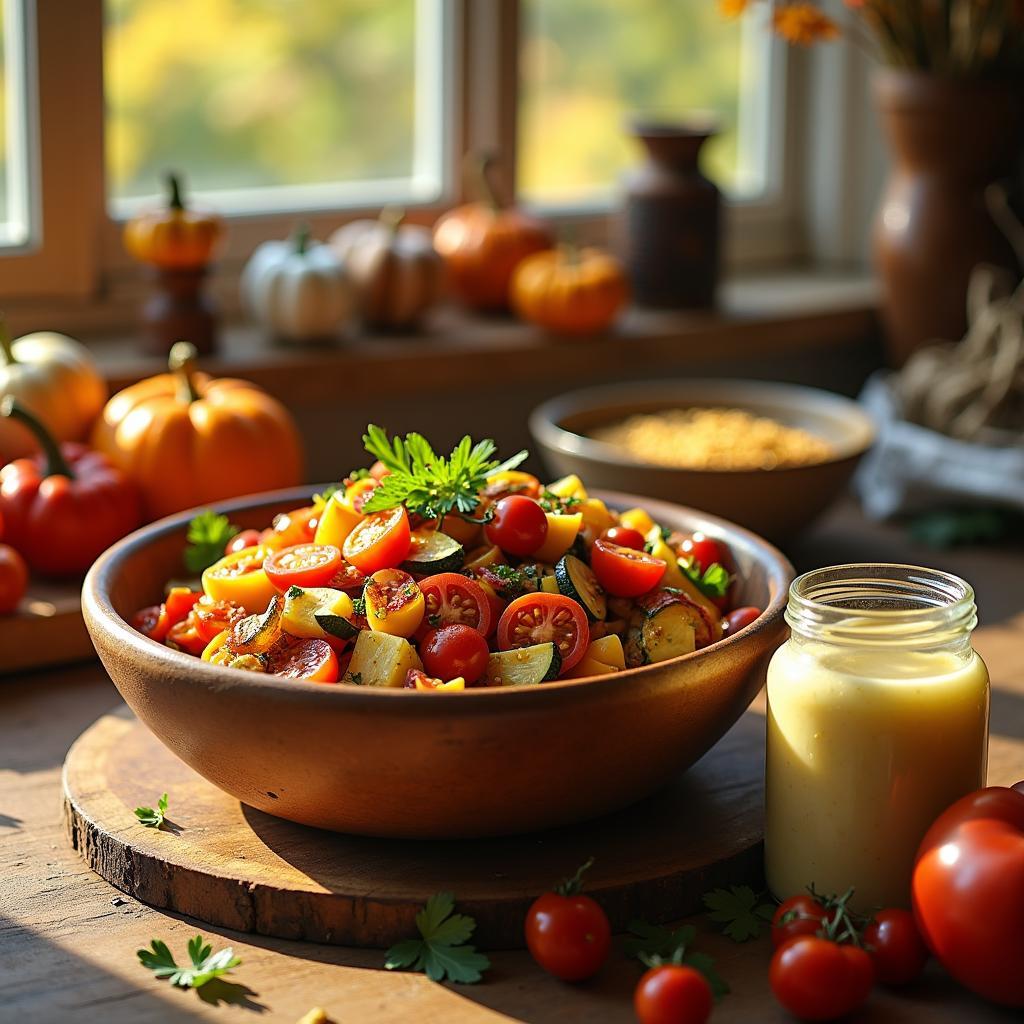 Golden Millet & Roasted Vegetable Medley