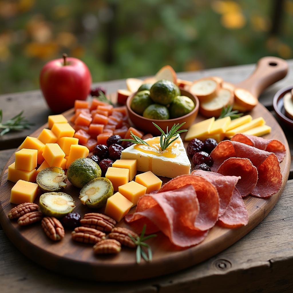 Whimsical Harvest Charcuterie Board