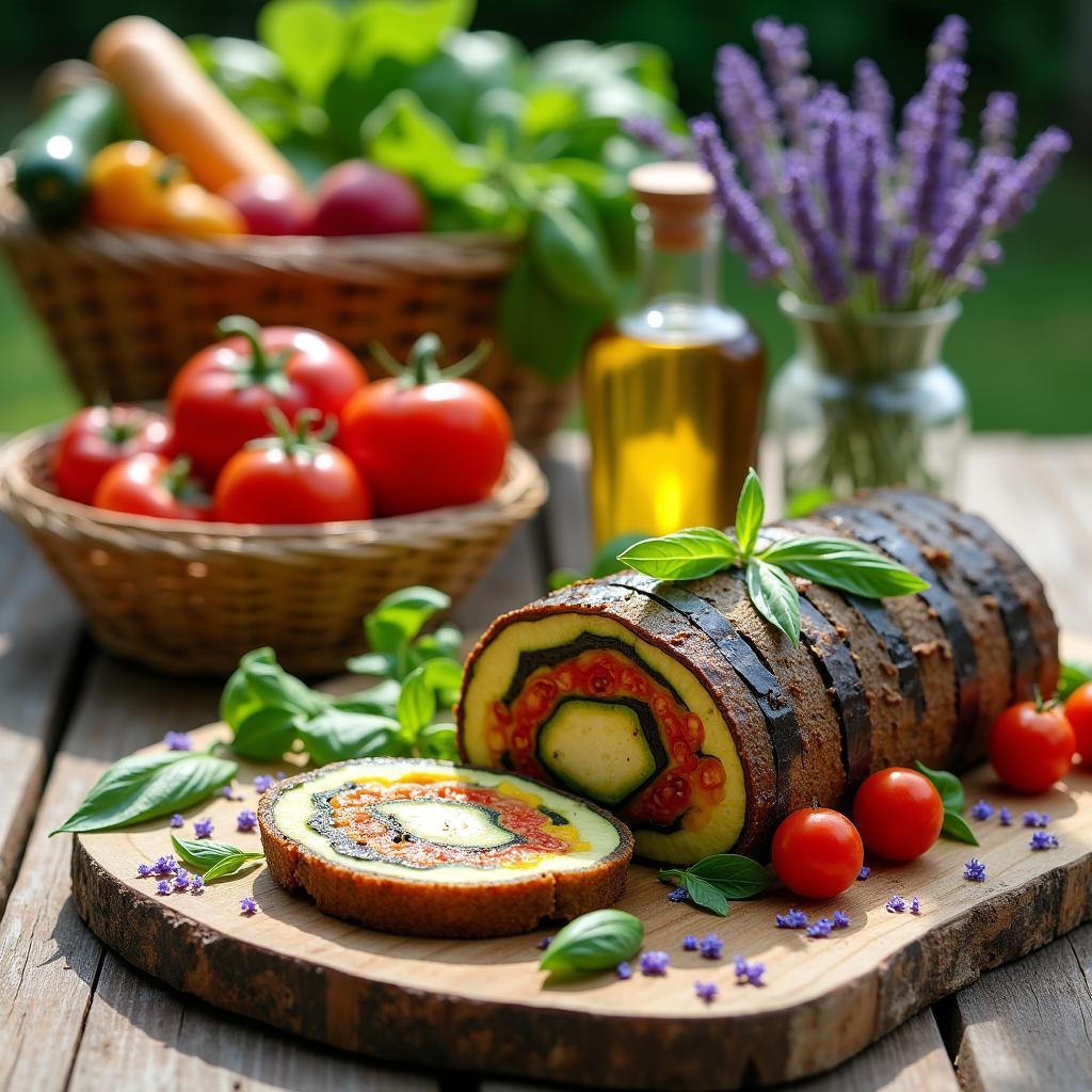 Lavender-Infused Vegetable Terrine