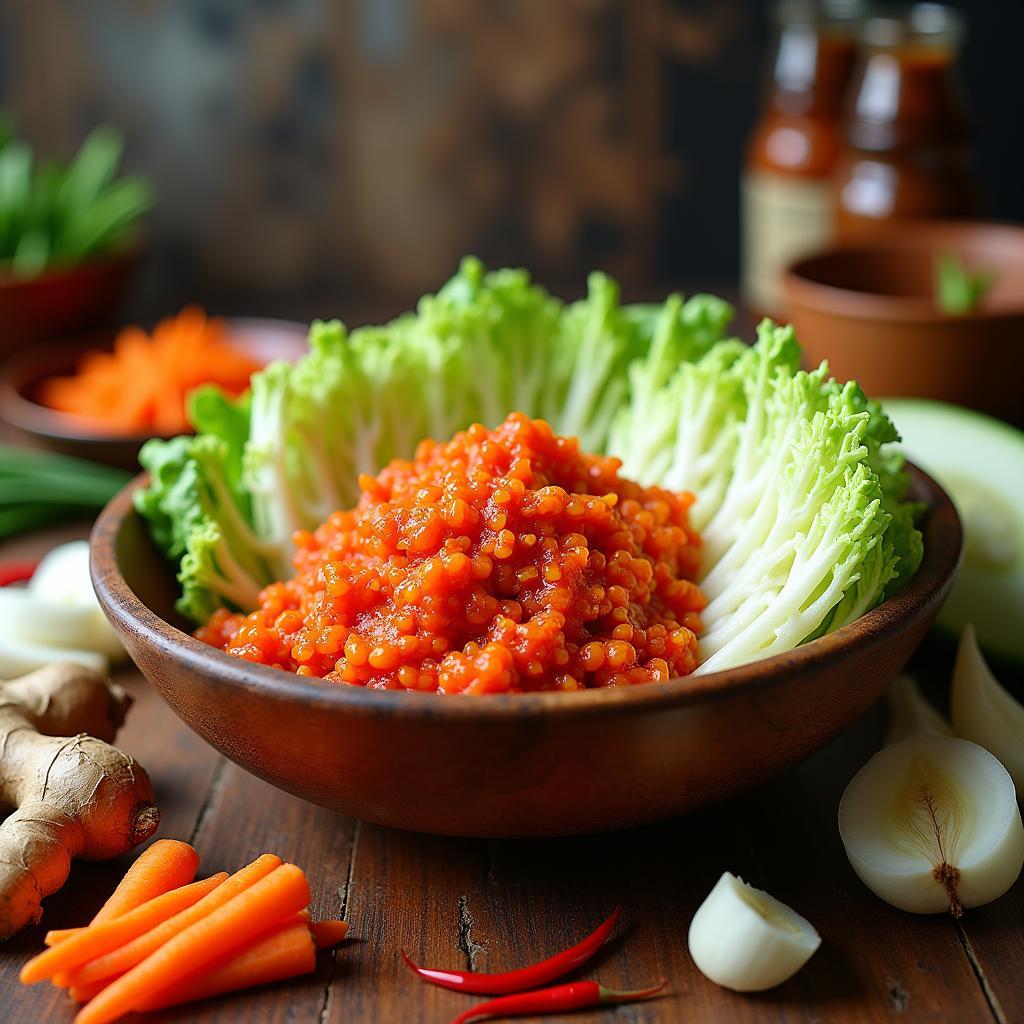 Spicy and Tangy Homemade Kimchi