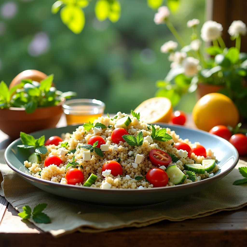 Herb-Infused Quinoa Salad with Citrus Vinaigrette