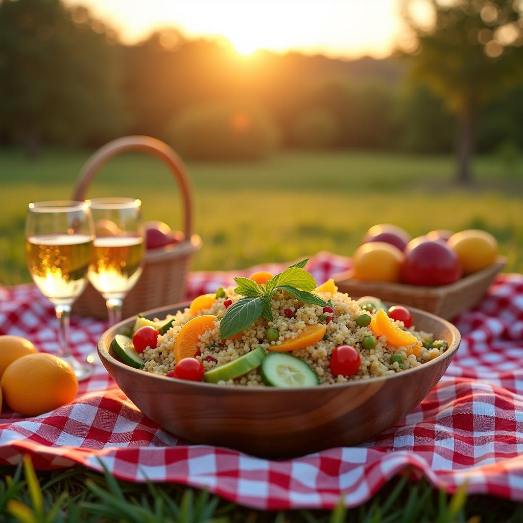 Garden of Delight: Citrus Quinoa Salad