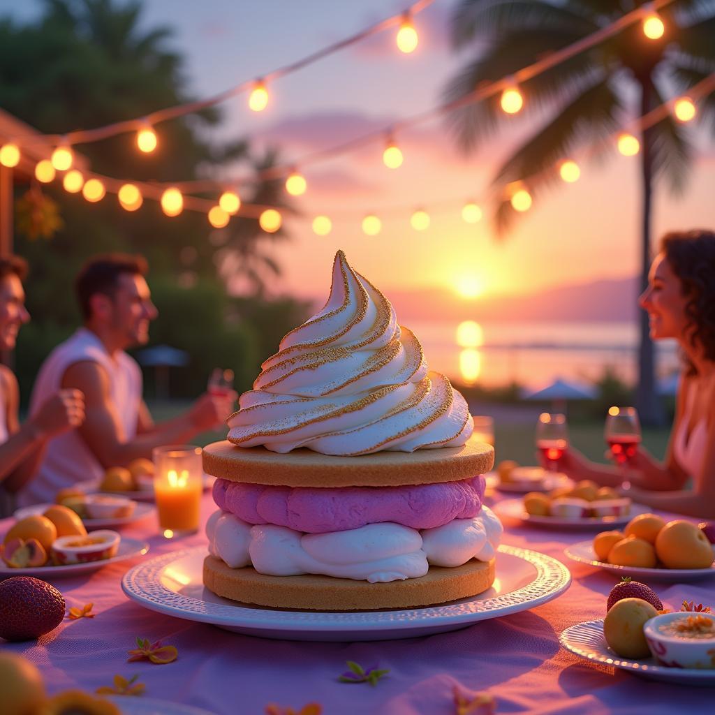 Whimsical Baked Alaska: A Frosty Delight