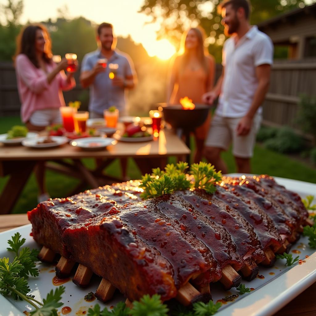 Smoky Maple Chipotle Barbecue Ribs