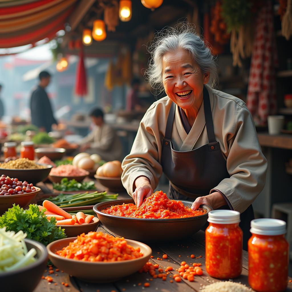 Spicy Kimchi Delight: A Fermented Fusion