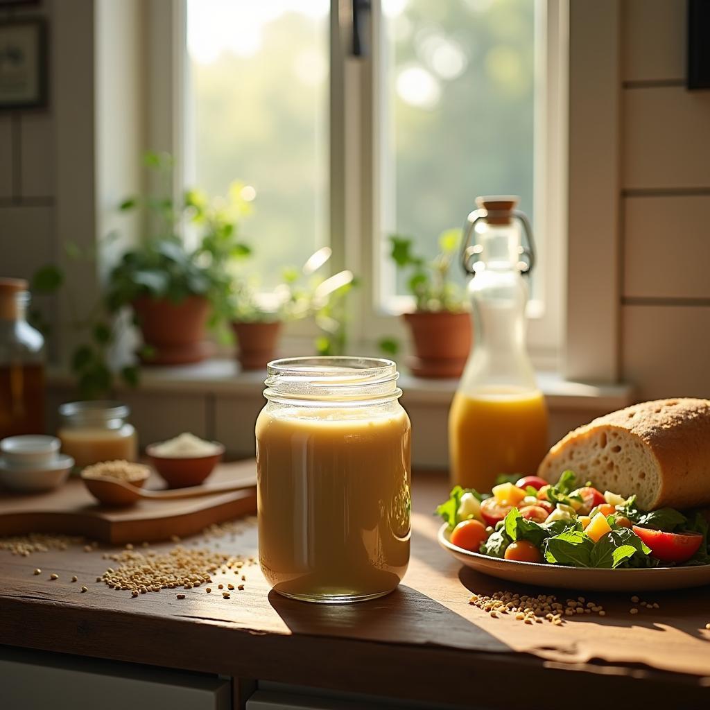 Golden Tahini Delight: A Creamy Sesame Spread