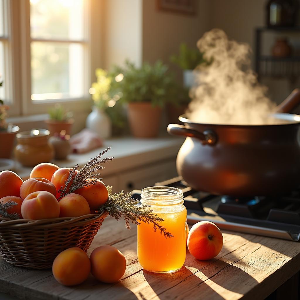 Sun-Kissed Apricot Lavender Preserves