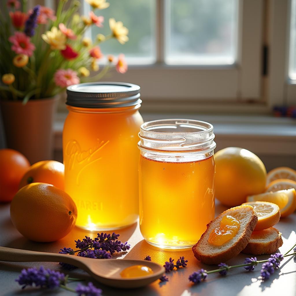 Sun-Kissed Citrus and Lavender Jelly Once upon a sunny afternoon,…