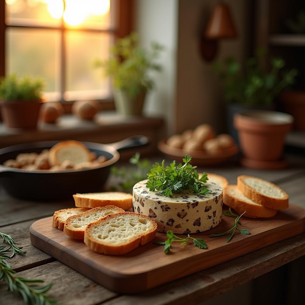 Rustic Mushroom and Herb Pâté