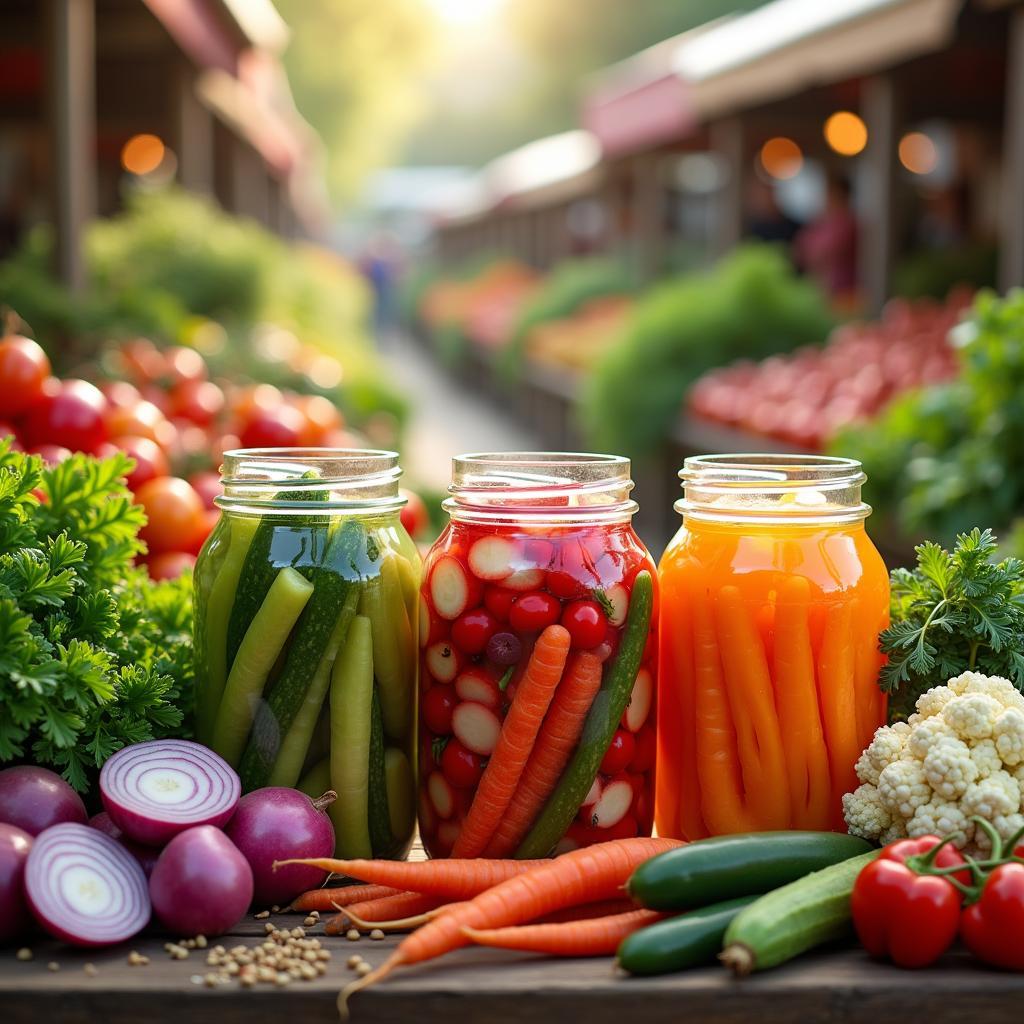 Vibrant Pickled Vegetable Medley