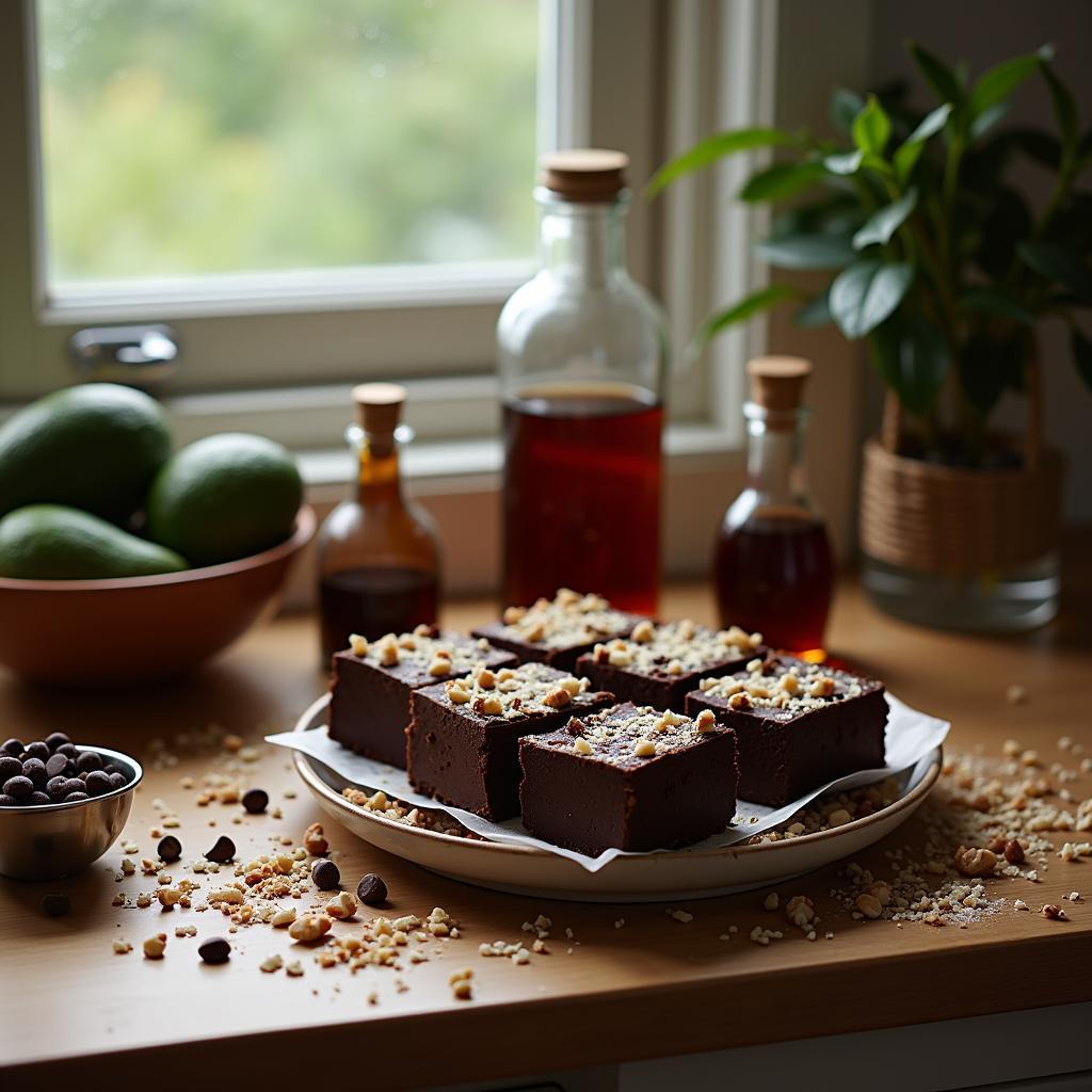 Decadent Dark Chocolate Avocado Fudge