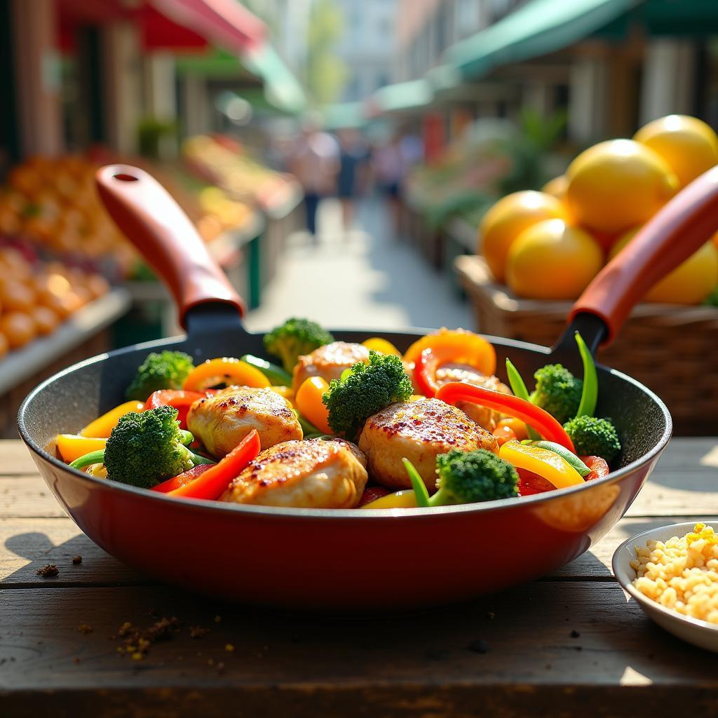 Whimsical Citrus Ginger Chicken Stir-Fry