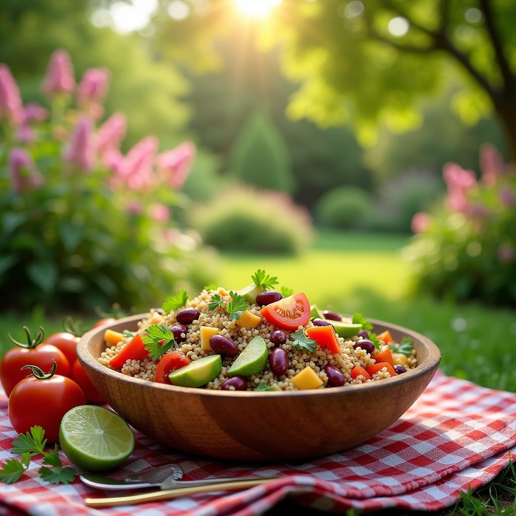 Spiced Kidney Bean & Quinoa Salad