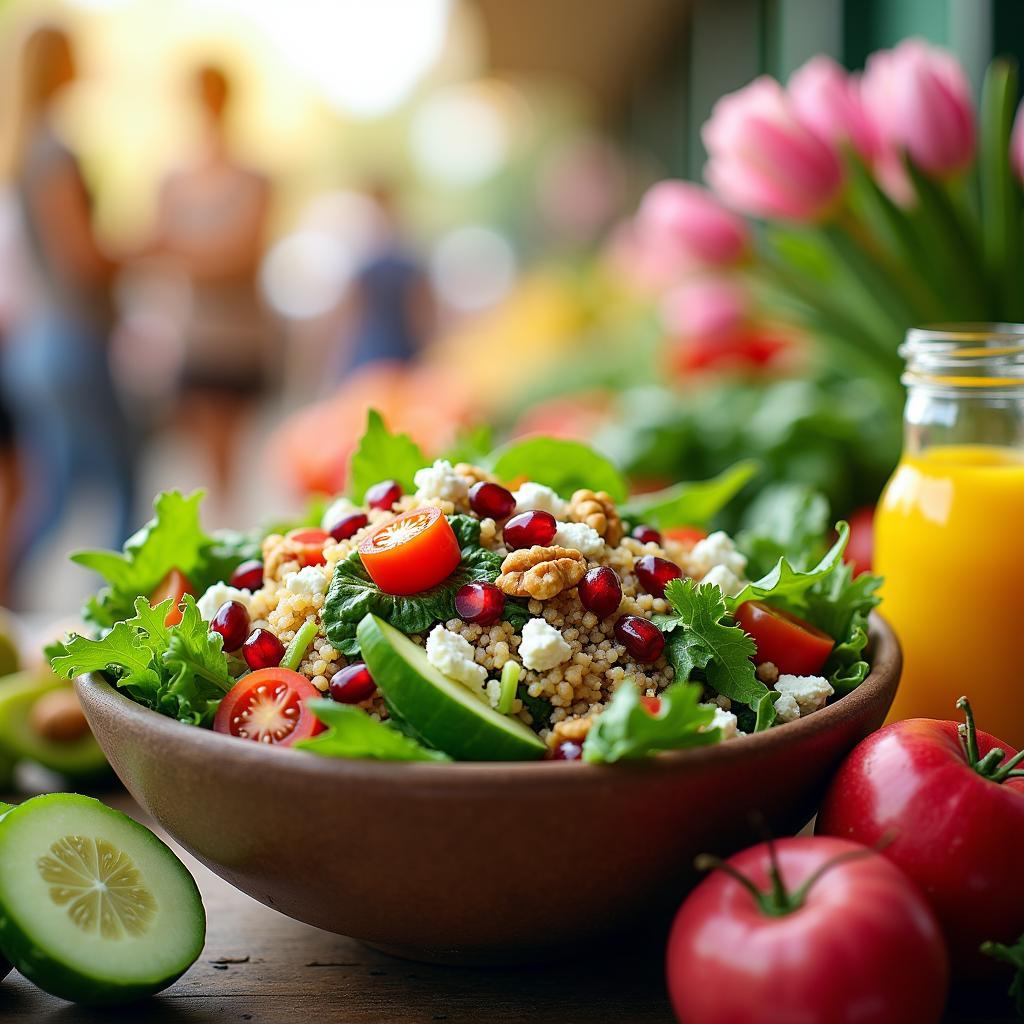 Vibrant Greens Quinoa Salad with Citrus Vinaigrette