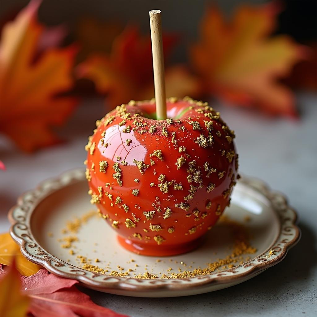 Gourmet Candy Apple with Modern Twist