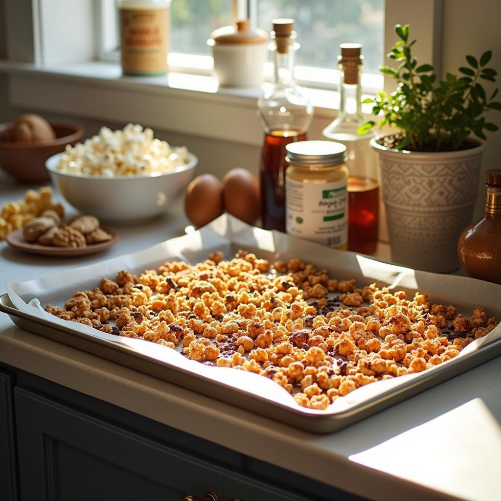 Nutty Superfood Caramel Corn