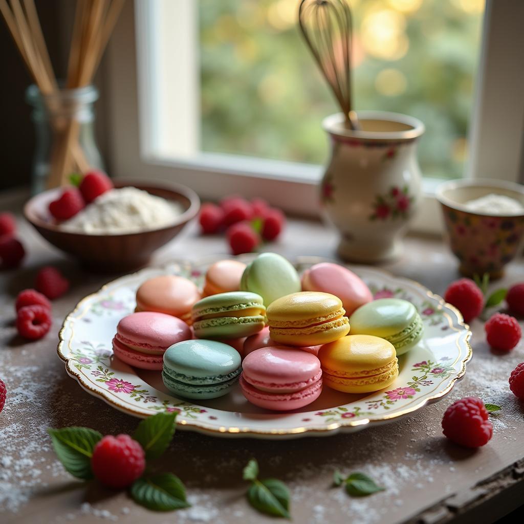 Delicate French Macarons