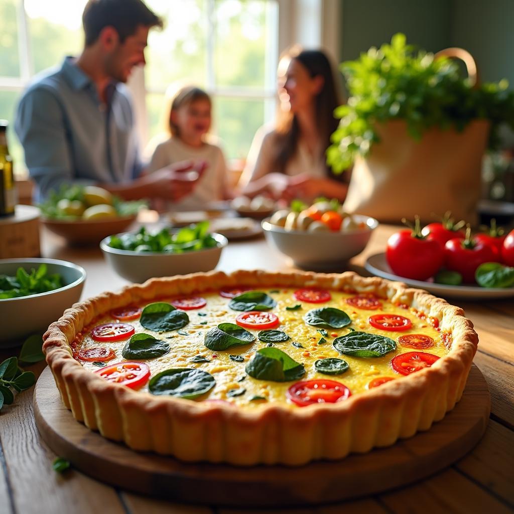 Delightful Garden Vegetable Quiche