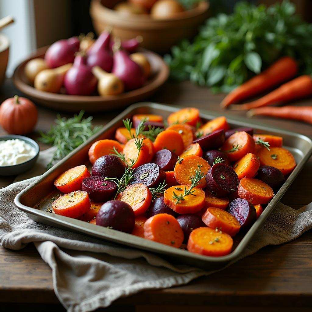 Rustic Roasted Root Vegetable Medley