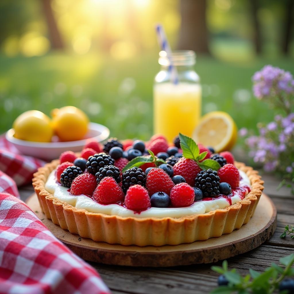 Delightful Berry and Cream Cheese Tarts