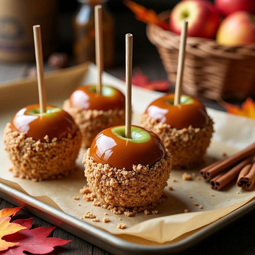 Caramel Apple Delight with a Crunchy Twist