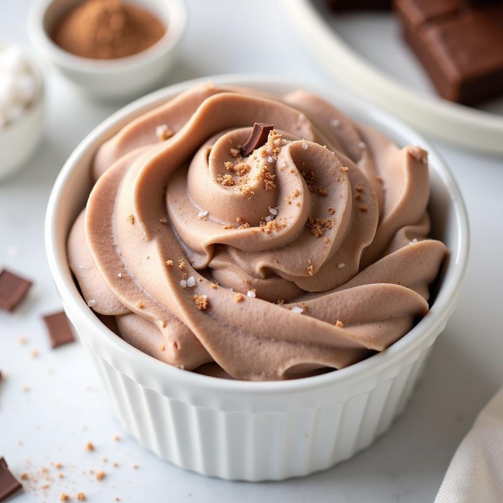 Chocolate-Infused Marshmallow Cream with Cardamom and Sea Salt