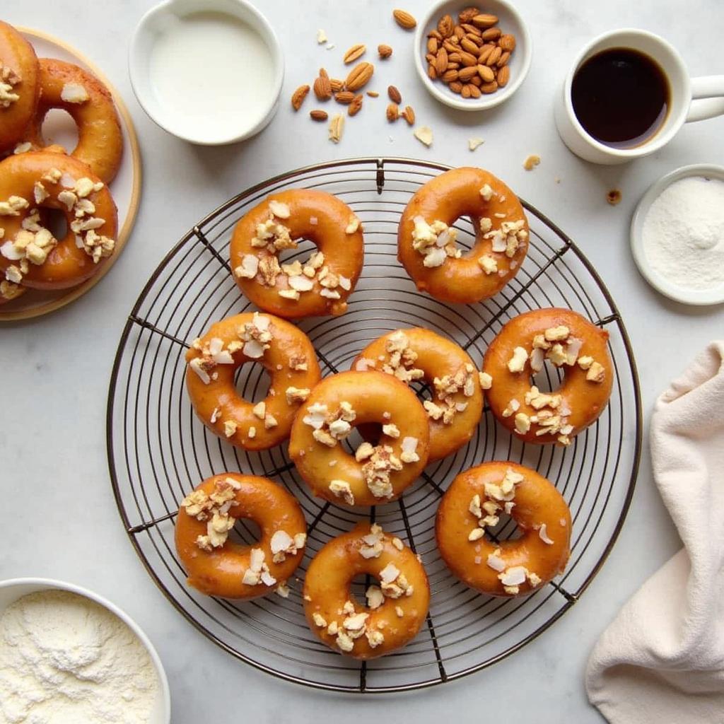 Vegan Maple-Glazed Crullers