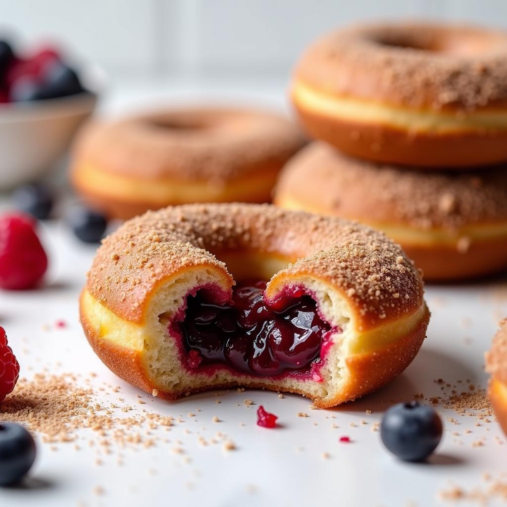 Superfood Jelly Doughnuts with Chia Seed Jam