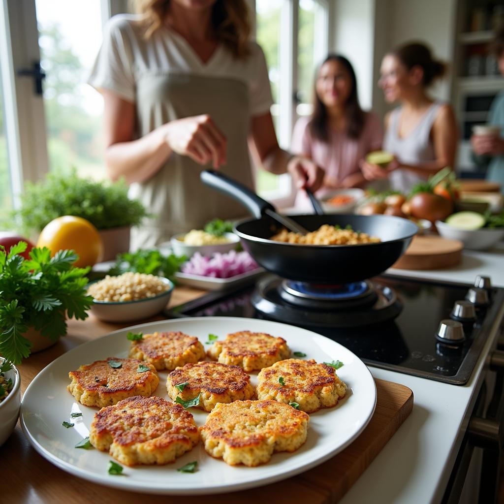 Chickpea & Quinoa Superfood Fritters