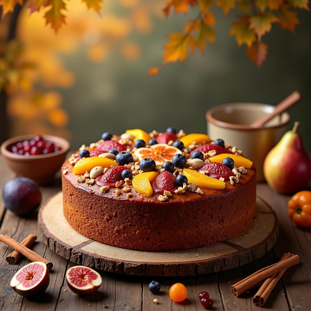 Heavenly Fruit Cake: A Slice of Tradition with a Gourmet Twist